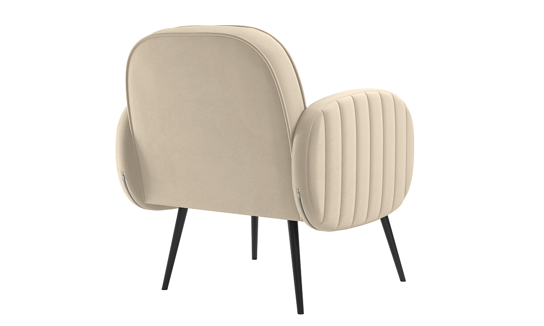 Флеминг Ф / Кресло велюр fresh крем